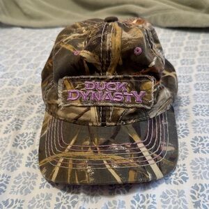 Duck Dynasty Camouflage Cap with Purple Accents